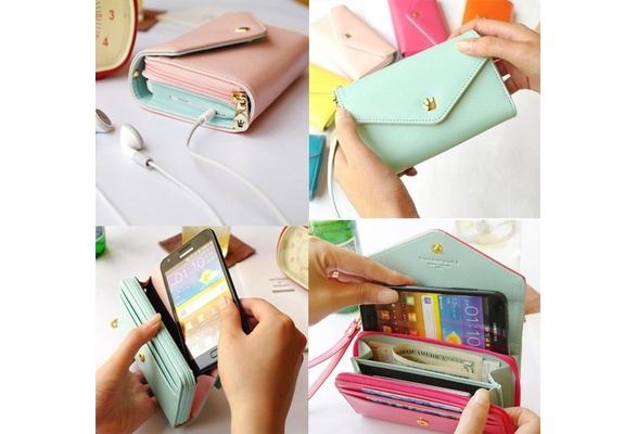 Woman Wrist Wallet Pouch Wristlet For Cell Phone For Iphone 6 Iphone 4 4s 5 5s 5c 6 ,samsung Galaxy S3, S4